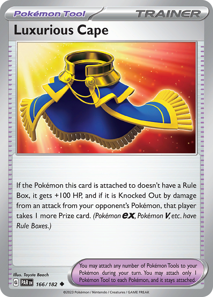 Pokemon TCG: Paradox Rift card - Luxurious Cape.