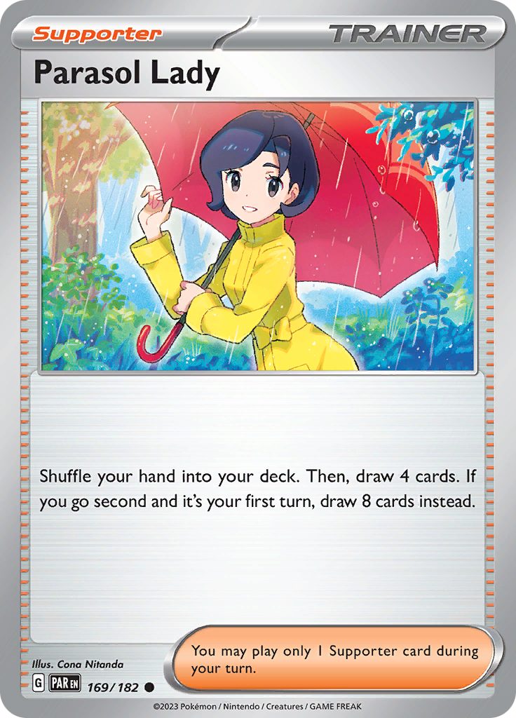 Pokemon TCG - Paradox Rift - #169 - Parasol Lady - Uncommon