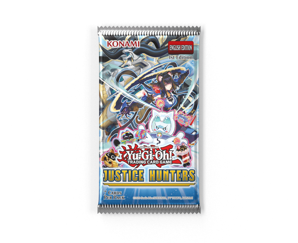 Yu-Gi-Oh Trading Cards - Justice Hunters - 7 Card Packs