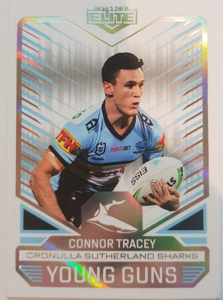 Young Guns White - YG8 - Connor Tracey - Cronulla Sharks - 2021 Elite NRL