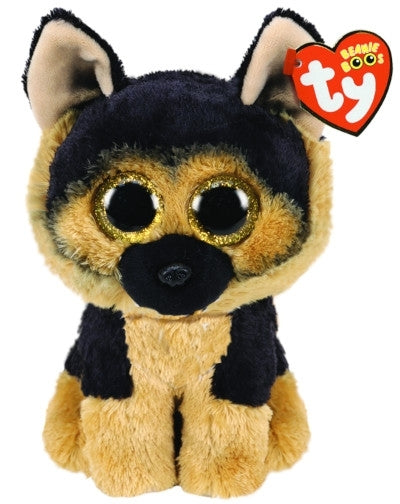 Spirit the German Shepherd in a regular size from TY Beanie Boos.