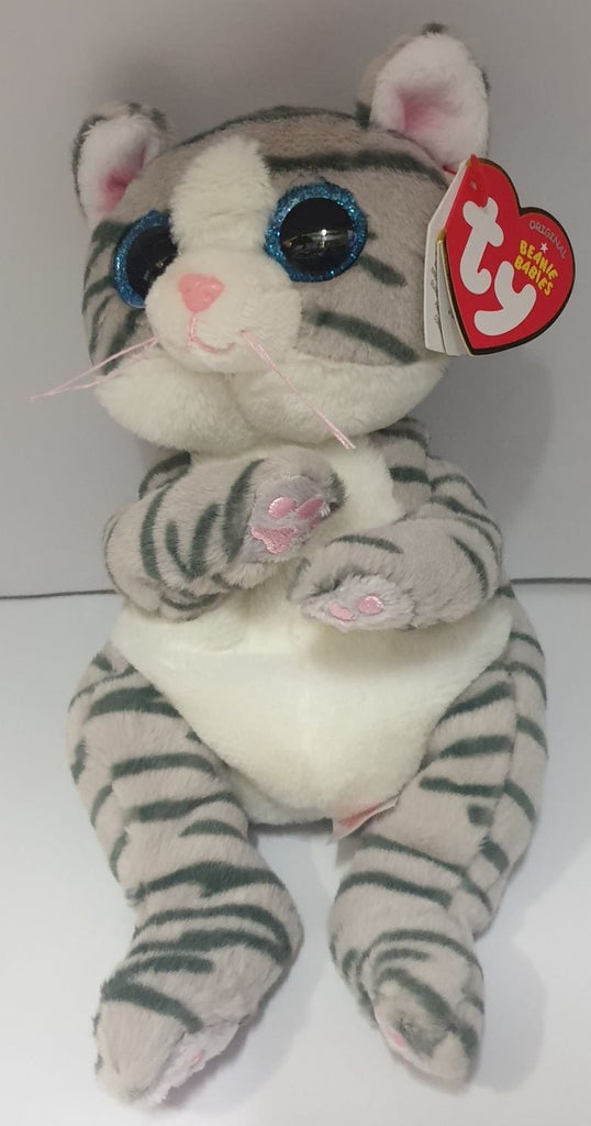 Mitzi the Tabby Cat in a regular size from the Beanie Bellies range by TY.