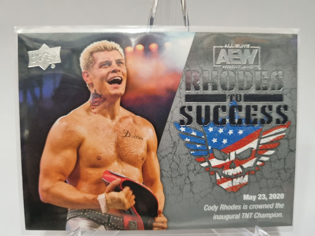AEW Rhodes to Success from the Upper Deck 2021 AEW Trading Card Release.