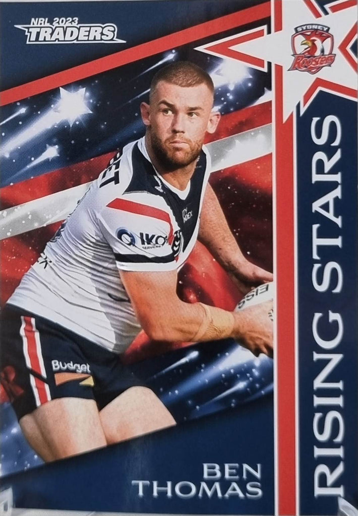 Rising Stars - RS42 -Ben Thomas - Roosters - 2023 Traders NRL