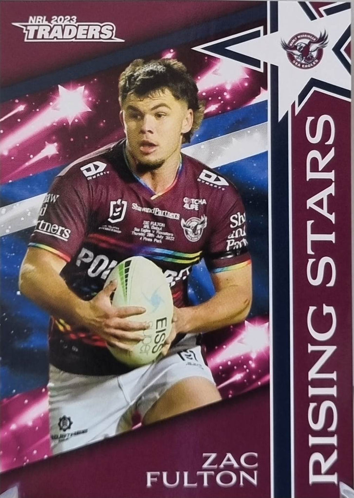 Rising Stars - RS16 - Zac Fulton - Manly SeaEagles - 2023 Traders NRL