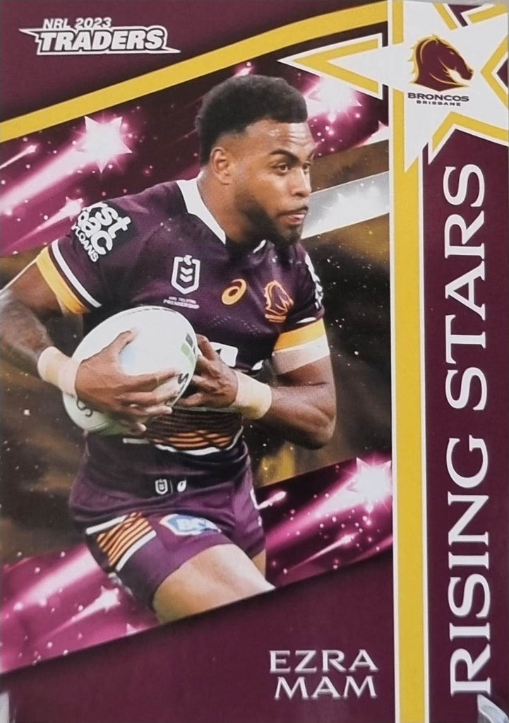 Rising Stars - RS2 - Ezra Mam - Broncos - 2023 Traders NRL