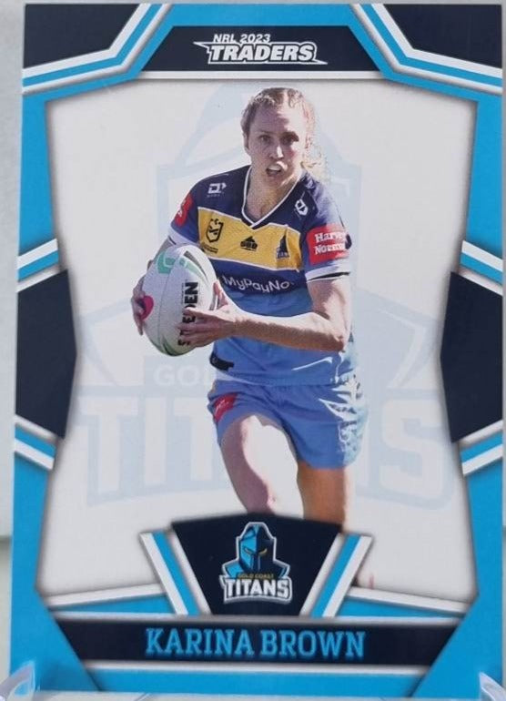 NRLW13 - Karina Brown - Gold Coast Titans - 2023 Traders NRL