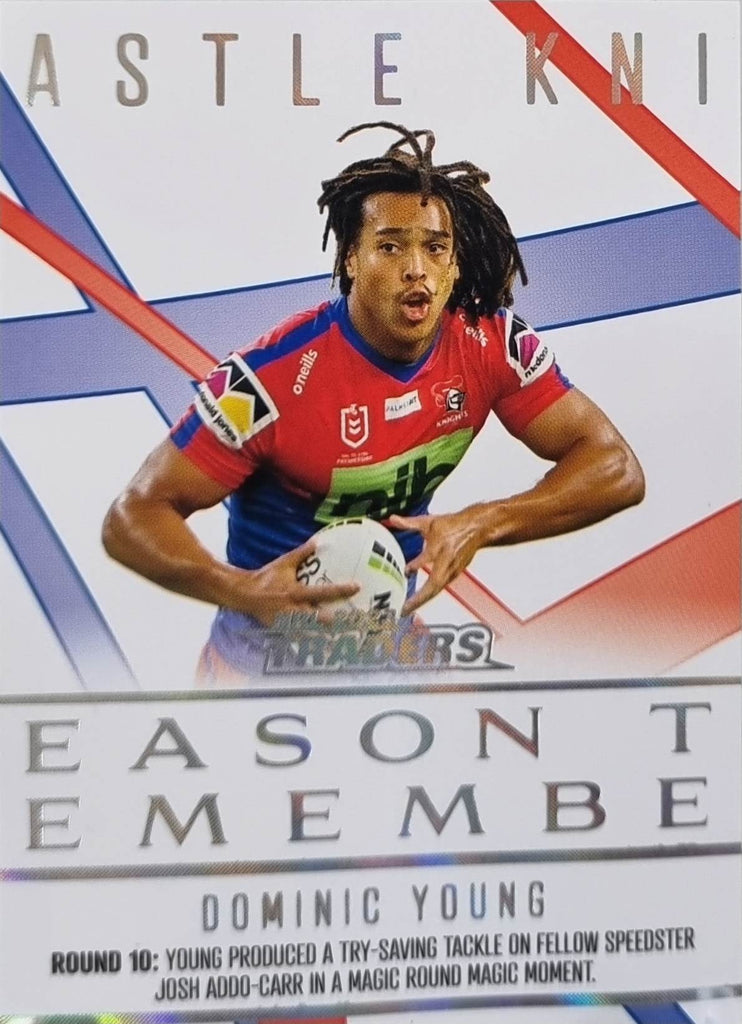 2022 Season to Remember - SR23 -Dominic Young-Knights-2023 NRL Traders
