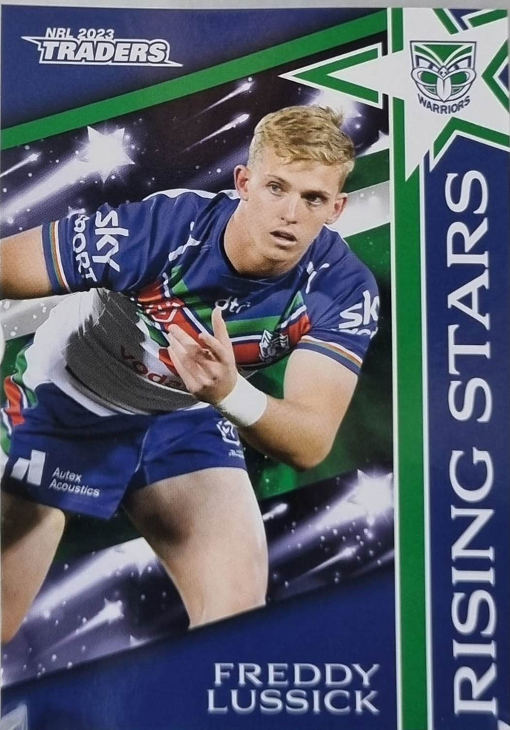 Rising Stars - RS43 -Freddy Lussick - Warriors - 2023 Traders NRL