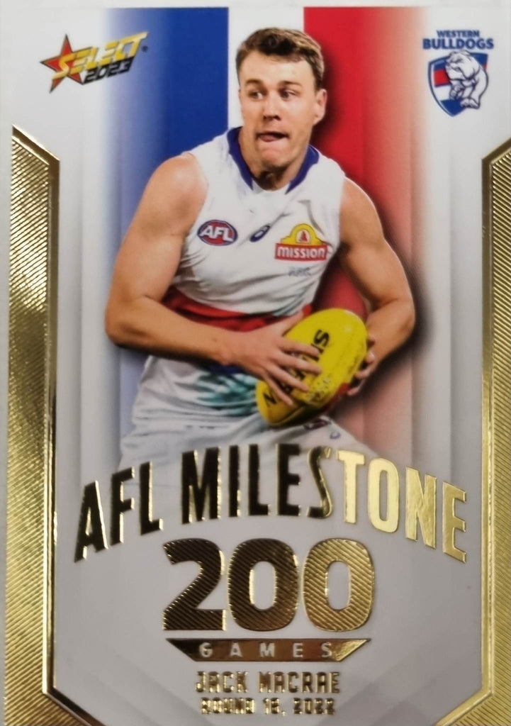 2023 AFL Footy Stars - Milestone Games - MG94 - Jack Macrae - 200 Games