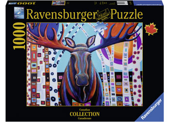 1000 Pieces - Winter Moose - Ravensburger Puzzle