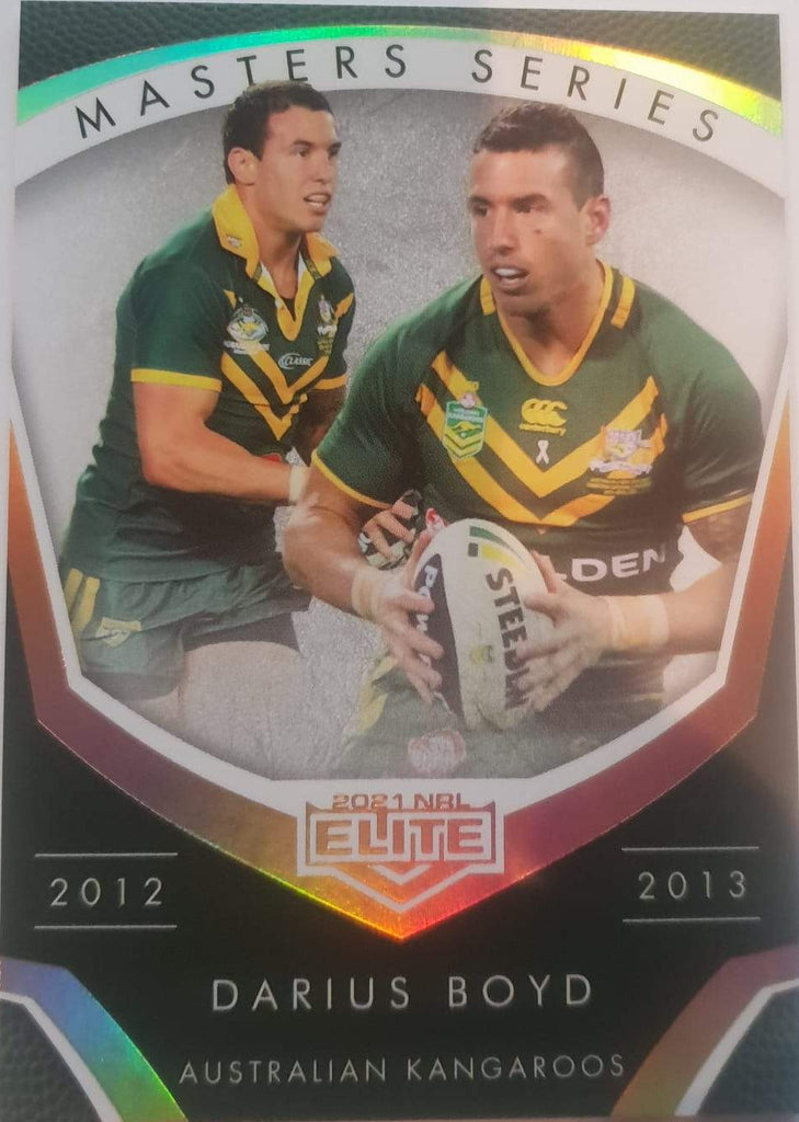Masters Series Darius Boyd - MS13 - Australian Kangaroos - 2021 Elite NRL