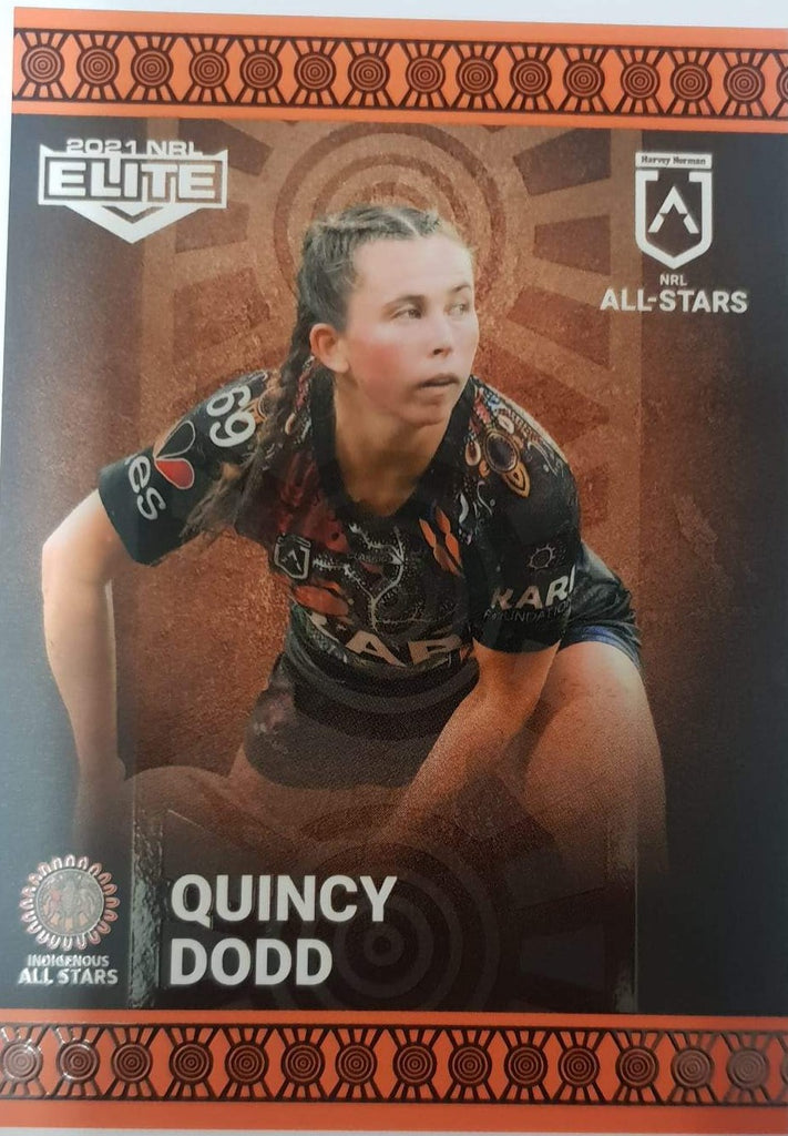 All Stars - AS10 - Quincy Dodd - Indigenous All Stars - 2021 Elite NRL