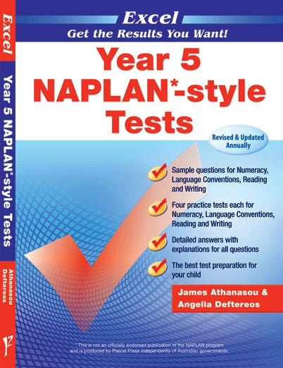 Naplan - Tests - Year 5 - Excel