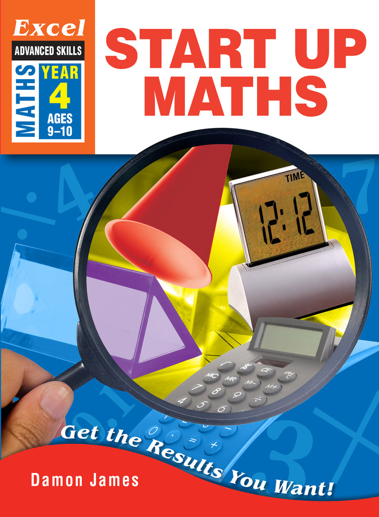 Excel Advanced Skills educational book for Start Up Maths. Year 4 (Ages 9-10) by Damon James.
