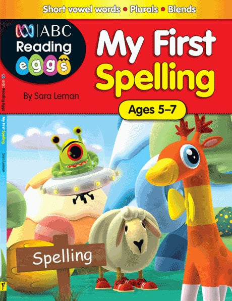 Excel Educational Books. My First Spelling for ages 5-7 by Sara Leman.