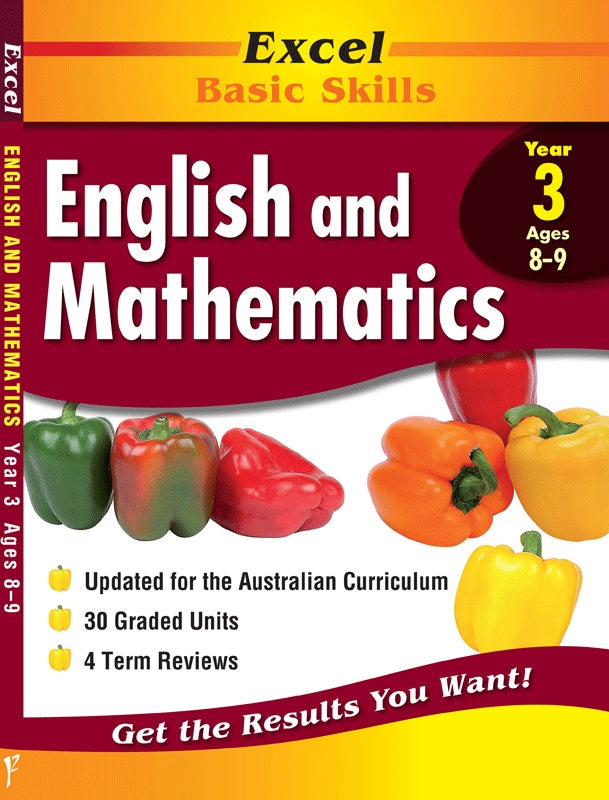 Excel Educational Books. Basic Skills for English & Mathematics for Year 3 (Ages 8-9).