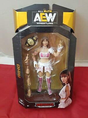 AEW Unrivaled Collection figure of Riho boxed.