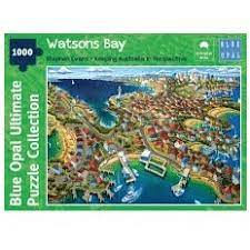 Blue Opal 1000 piece jigsaw puzzle titled Watsons Bay.