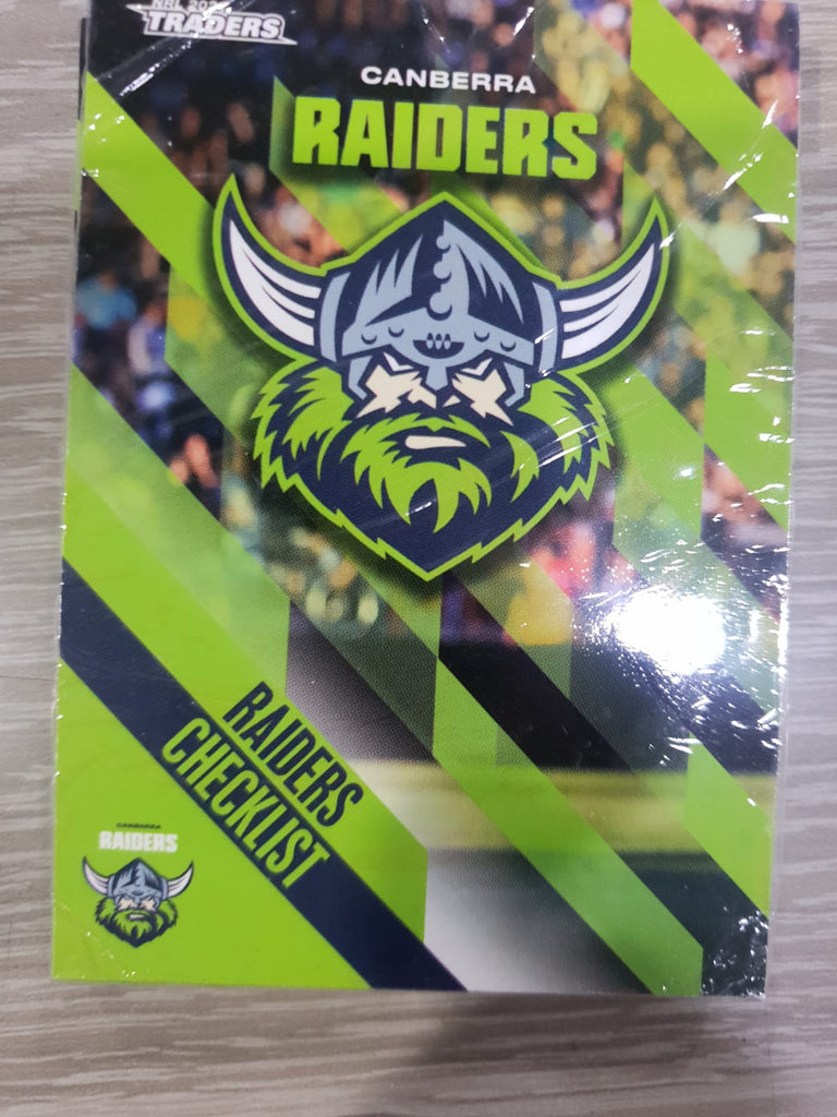 Canberra Raiders Team Set NRL Traders 2021 wrapped