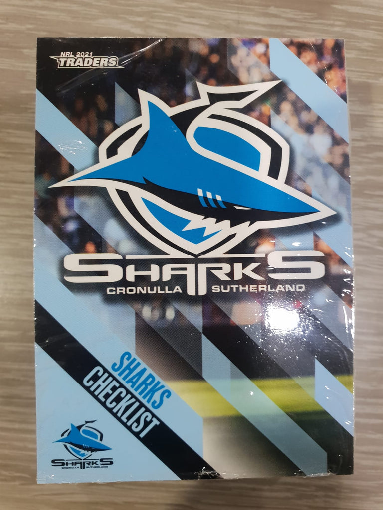 Cronulla Sharks Team Set NRL Traders 2021 Trading Cards Wrapped