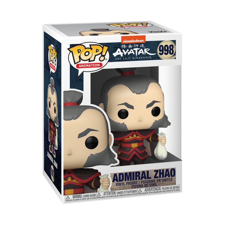 Funko Pop! Vinyl figure of Avatar the Last Airbender character Admiral Zhao.