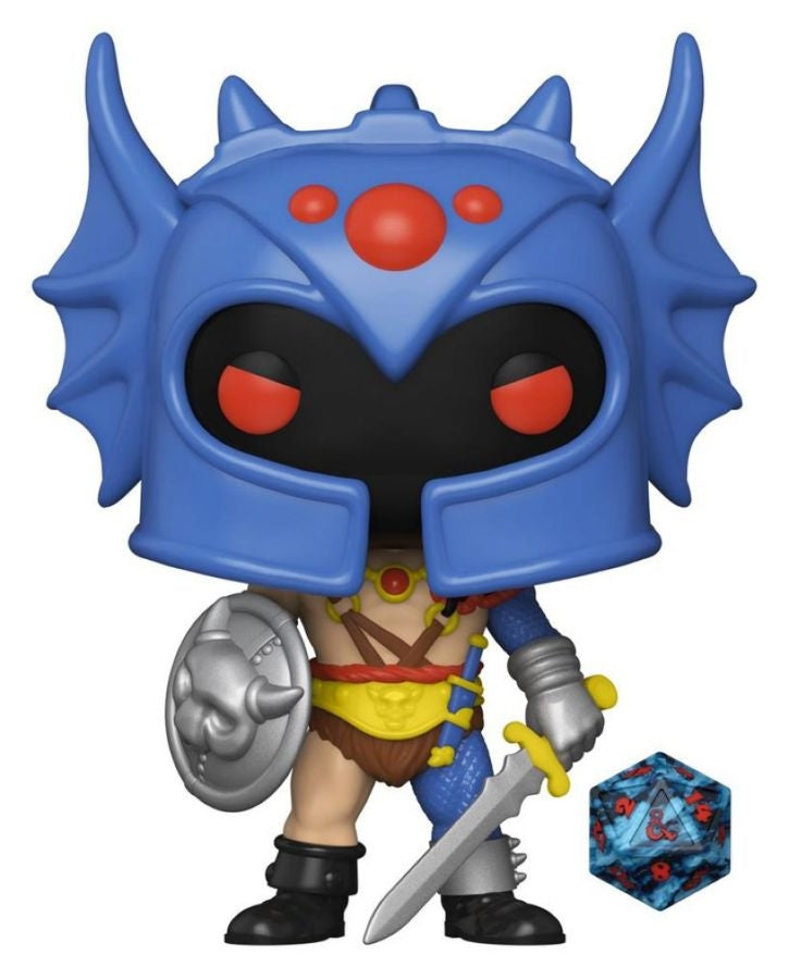 Funko Pop! Vinyl figure of Dungeons & Dragons character Warduke with Dice.