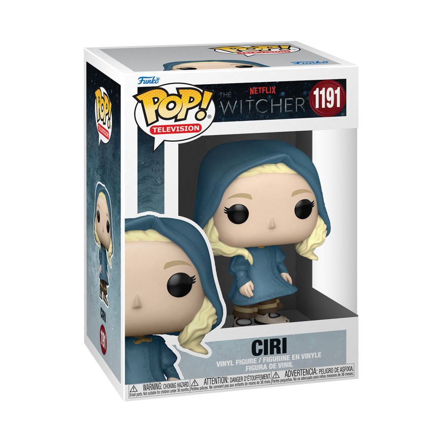 Funko Pop! Vinyl figure of televisions The Witcher character Ciri.