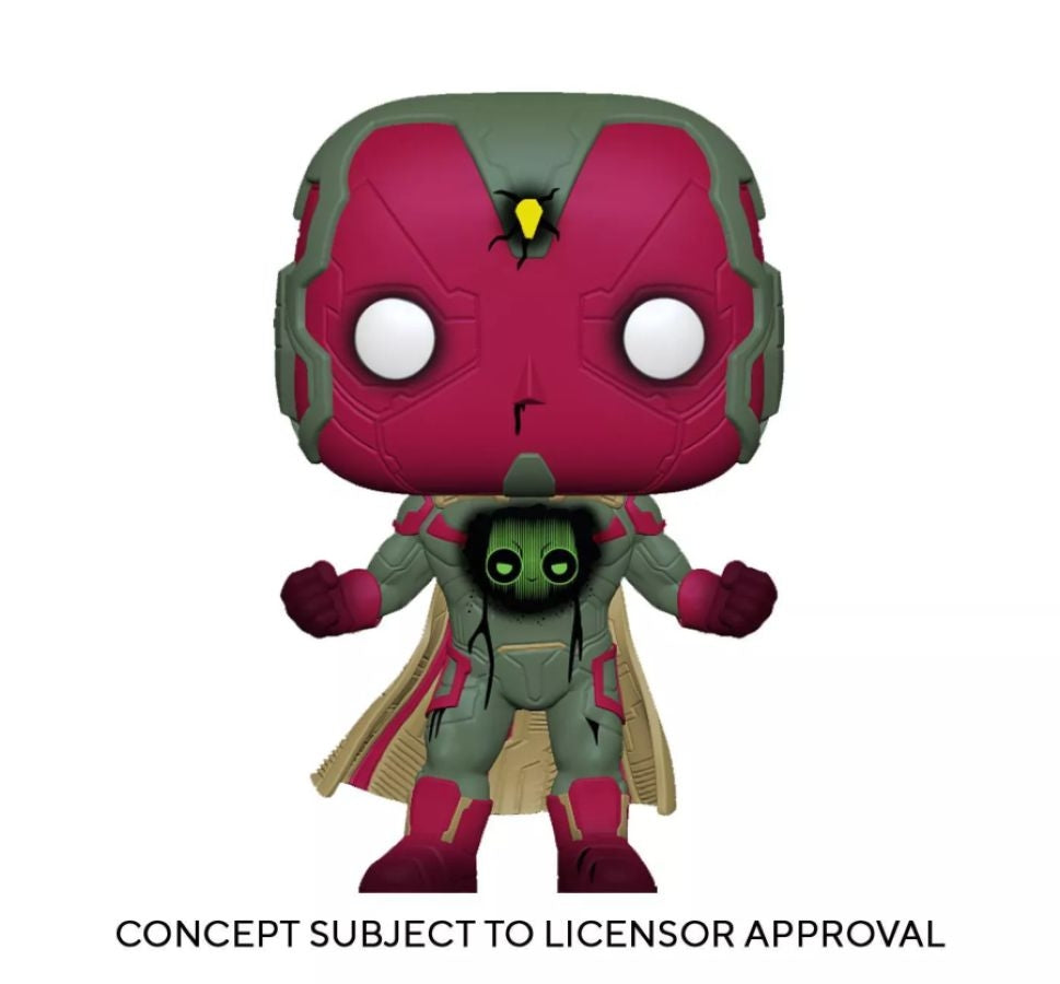 Funko Pop! Vinyl figure of Marvel's What If...? character Zola Vision.