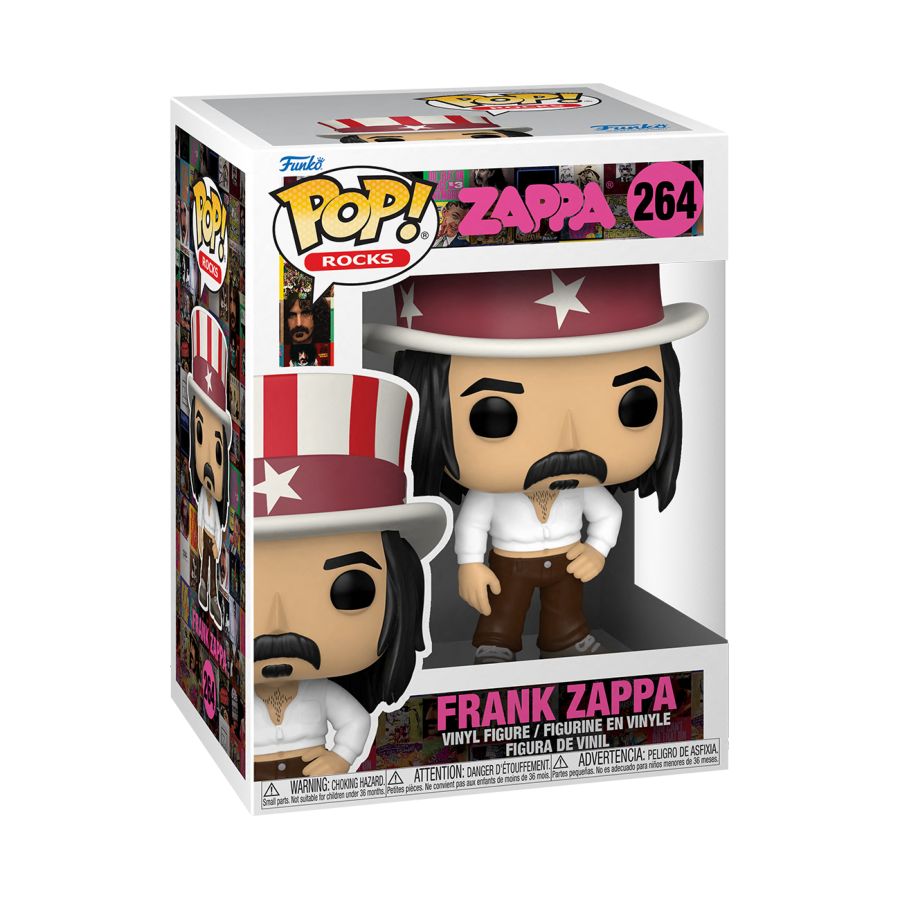 Funko Pop! Vinyl figure of Frank Zappa.
