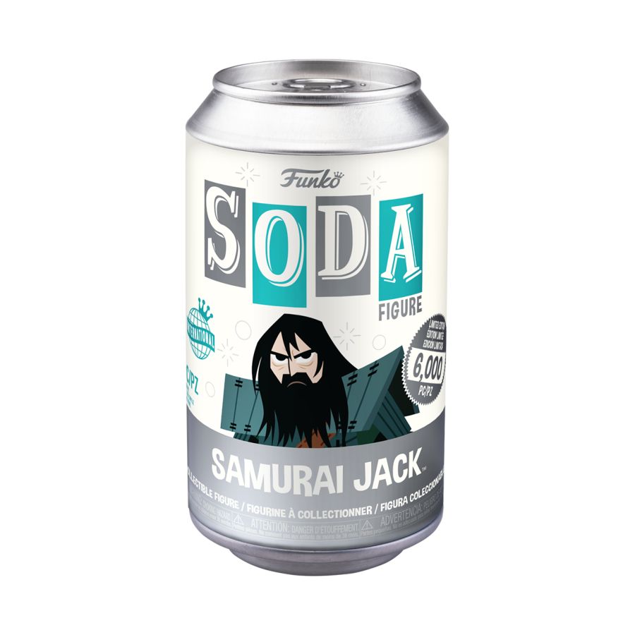Funko Pop! Vinyl Soda of Samurai Jack character Jack Armored.