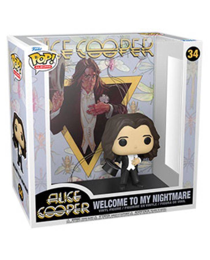 Funko Pop! VInyl Album Cover of Alice Cooper's Welcome to my Nightmare.