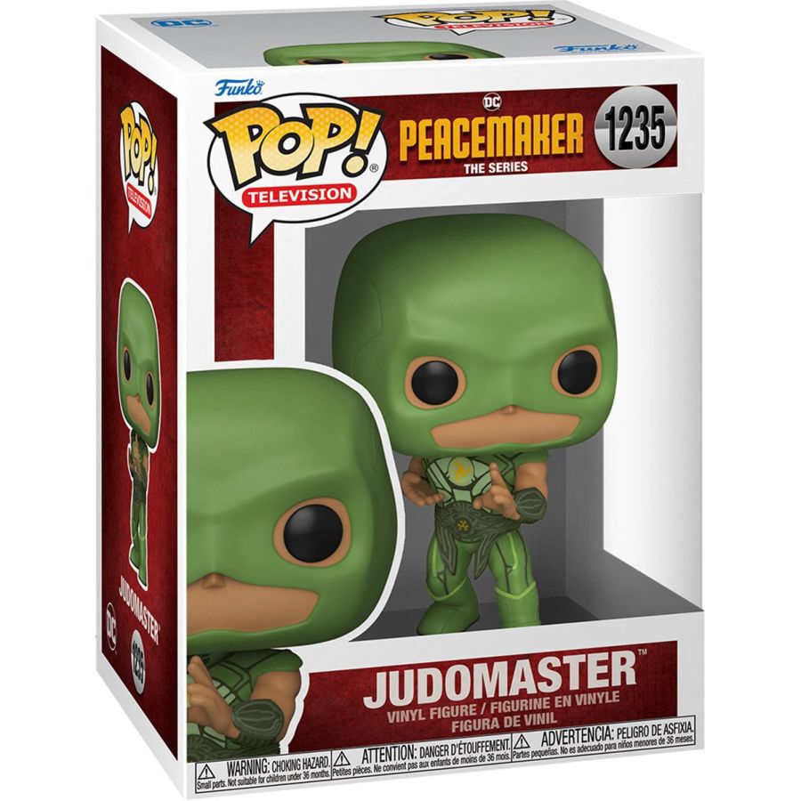 Funko Pop! Vinyl figure of Peacemaker character Judomaster.