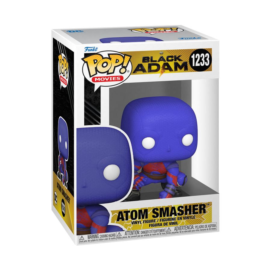 Funko Pop! Vinyl figure of DC Comic's Black Adam character Atom Smasher.