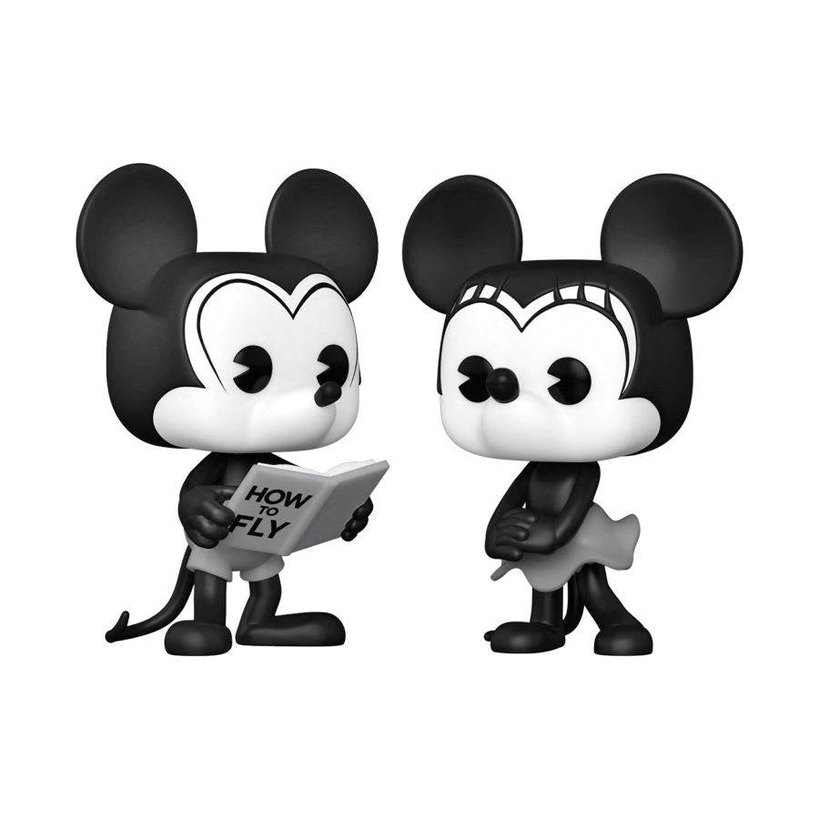 Funko Pop! Vinyl 2 Pack of Disney's Pilot Mickey & Minnie Mouse.