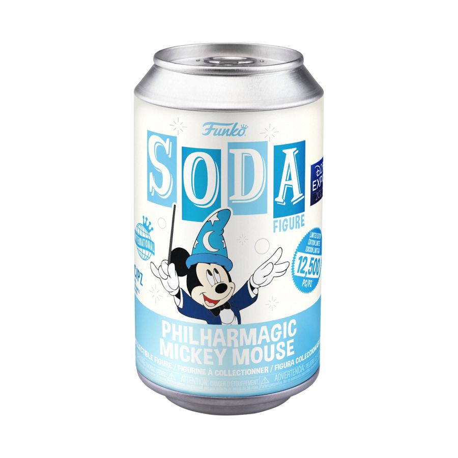 Funko Vinyl Soda of Disney's Philharmagic Mickey Mouse.