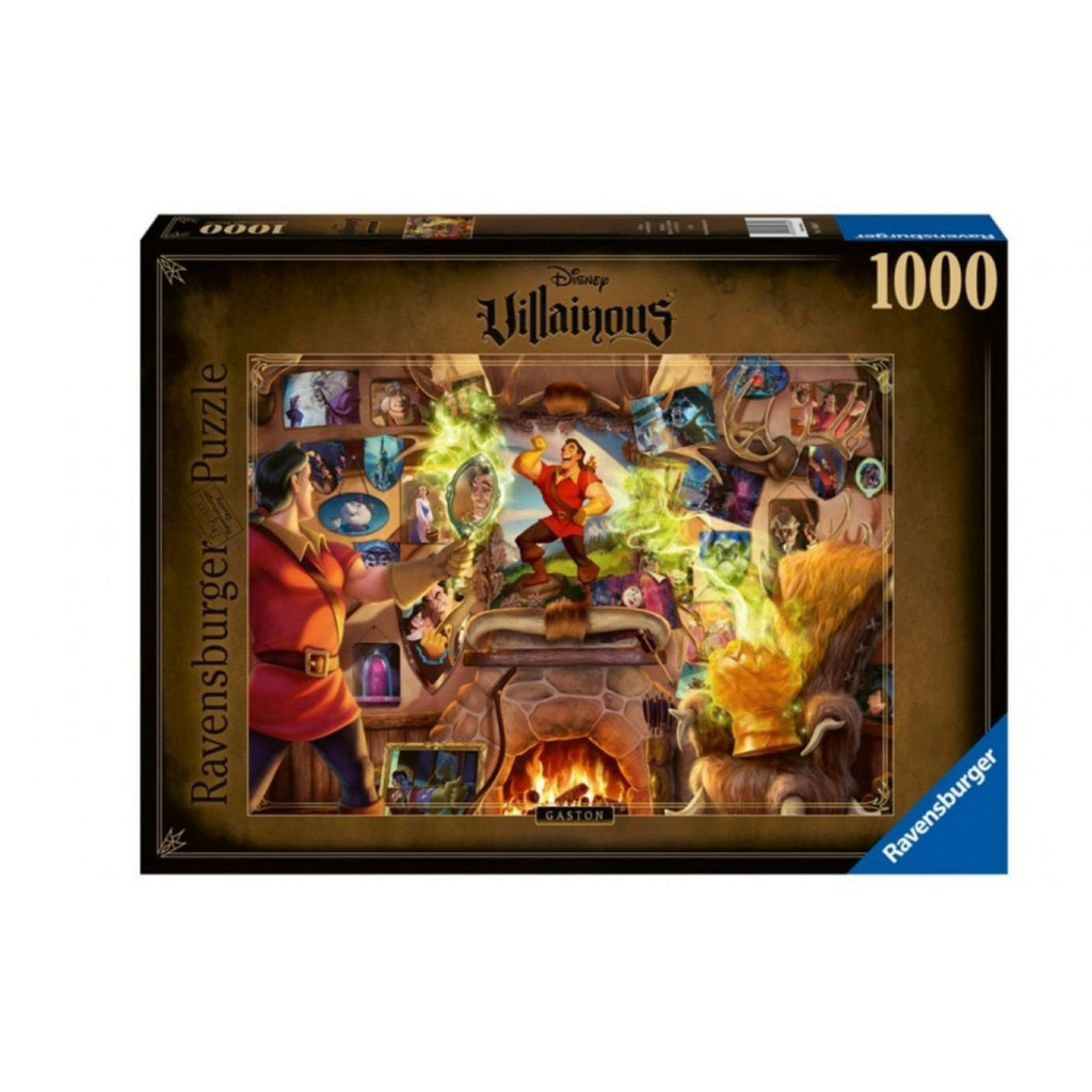 Ravensburger 1000 Piece Jigsaw Puzzle of Disney's Villainous Gaston.