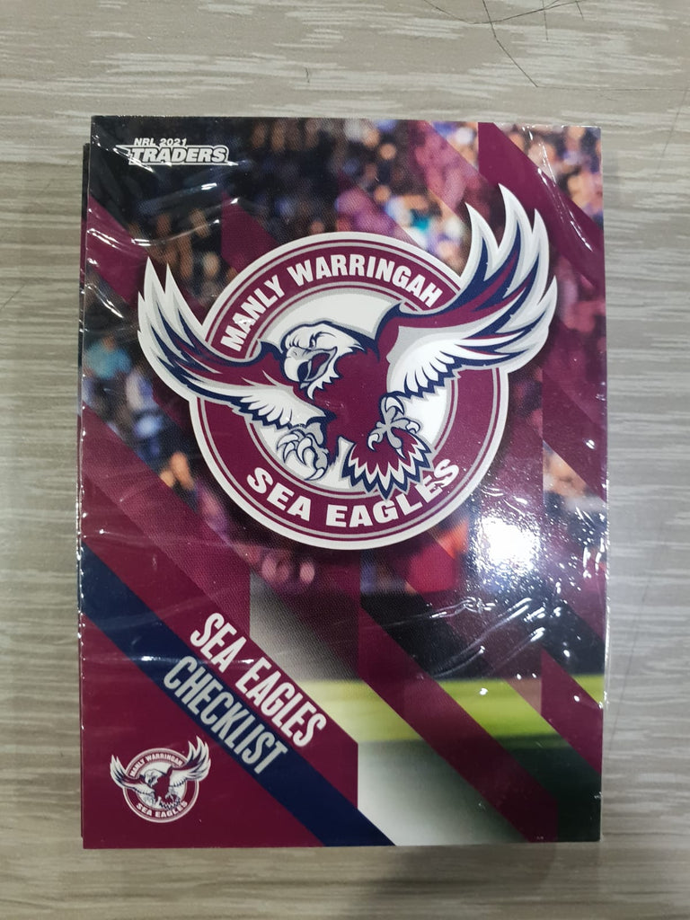 Manly Sea Eagles Team Set NRL Traders 2021 Trading Cards Wrapped