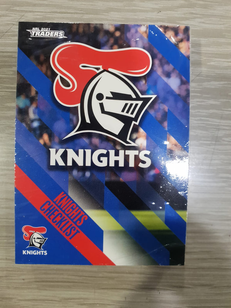 Newcastle Knights Team Set of NRL Traders 2021 Trading Cards Wrapped