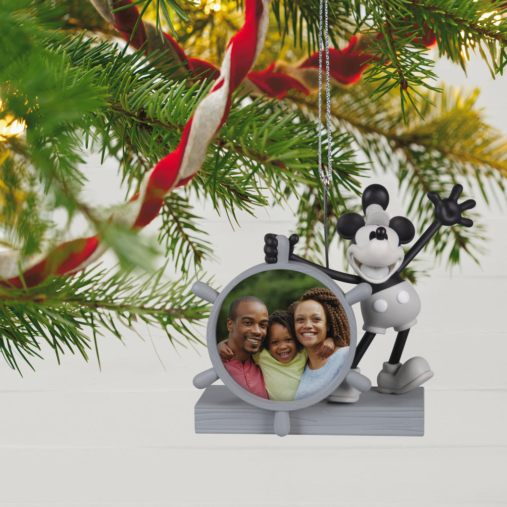 Hallmark 2022 Christmas Keepsake Ornaments. Ahoy, There! Photoholder with Mickey Mouse!