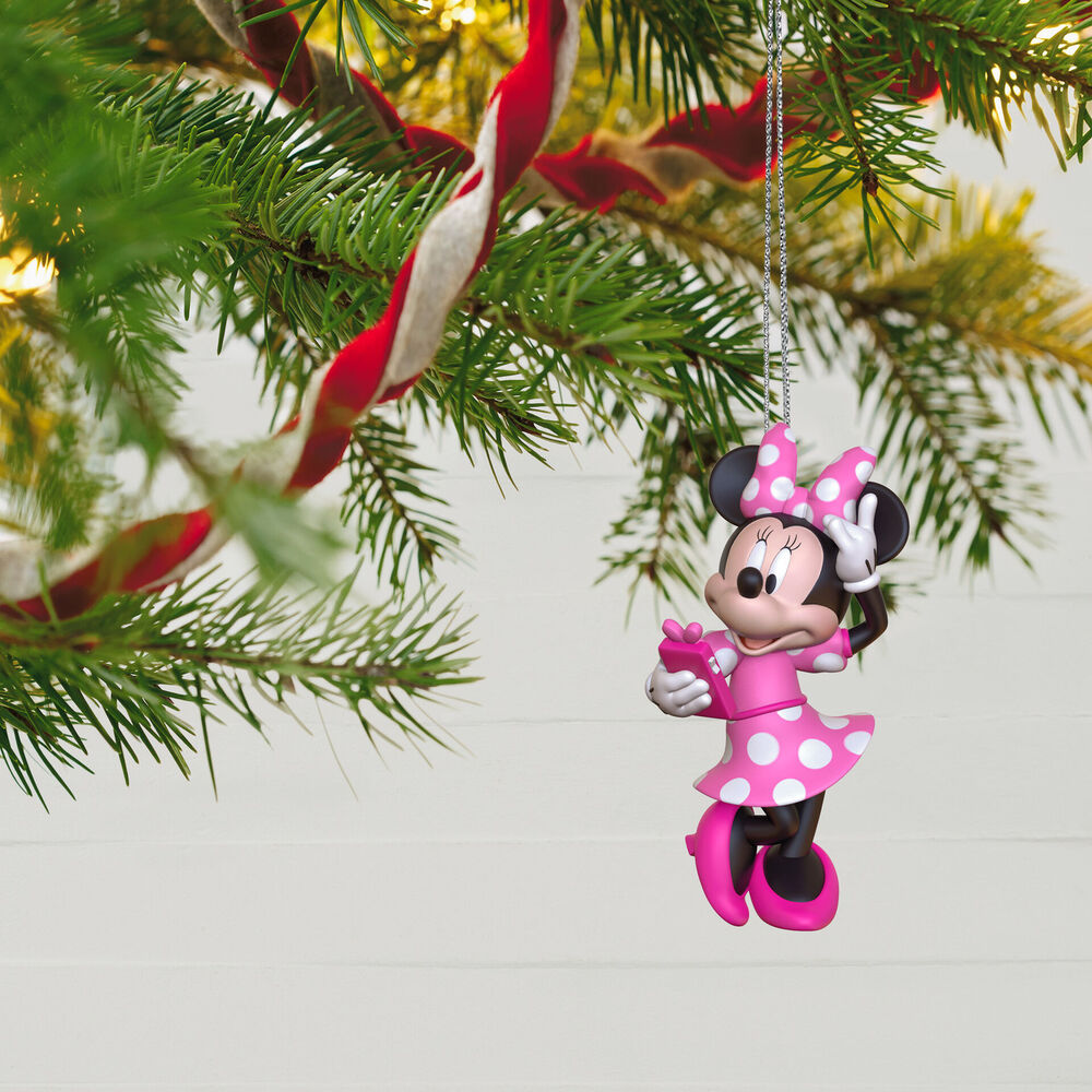 Hallmark Christmas Keepsake Ornament 2021. Disney's Minnie Mouse phoning a friend.
