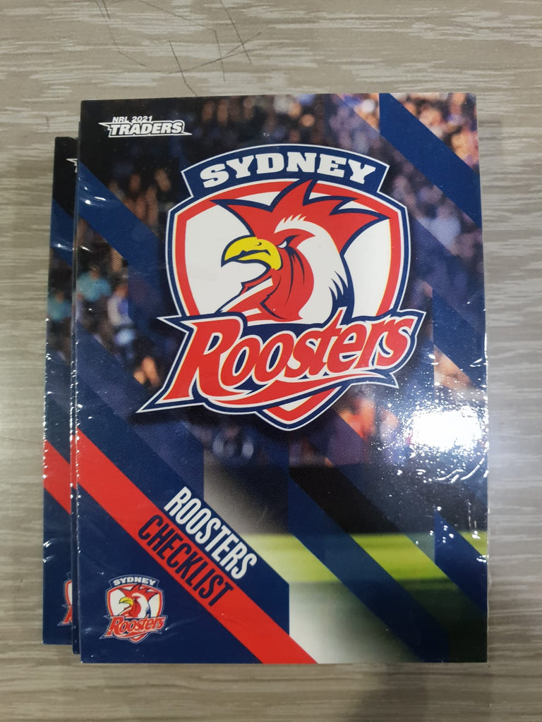 Sydney City Roosters Team Set NRL Traders 2021 Trading Cards Wrapped