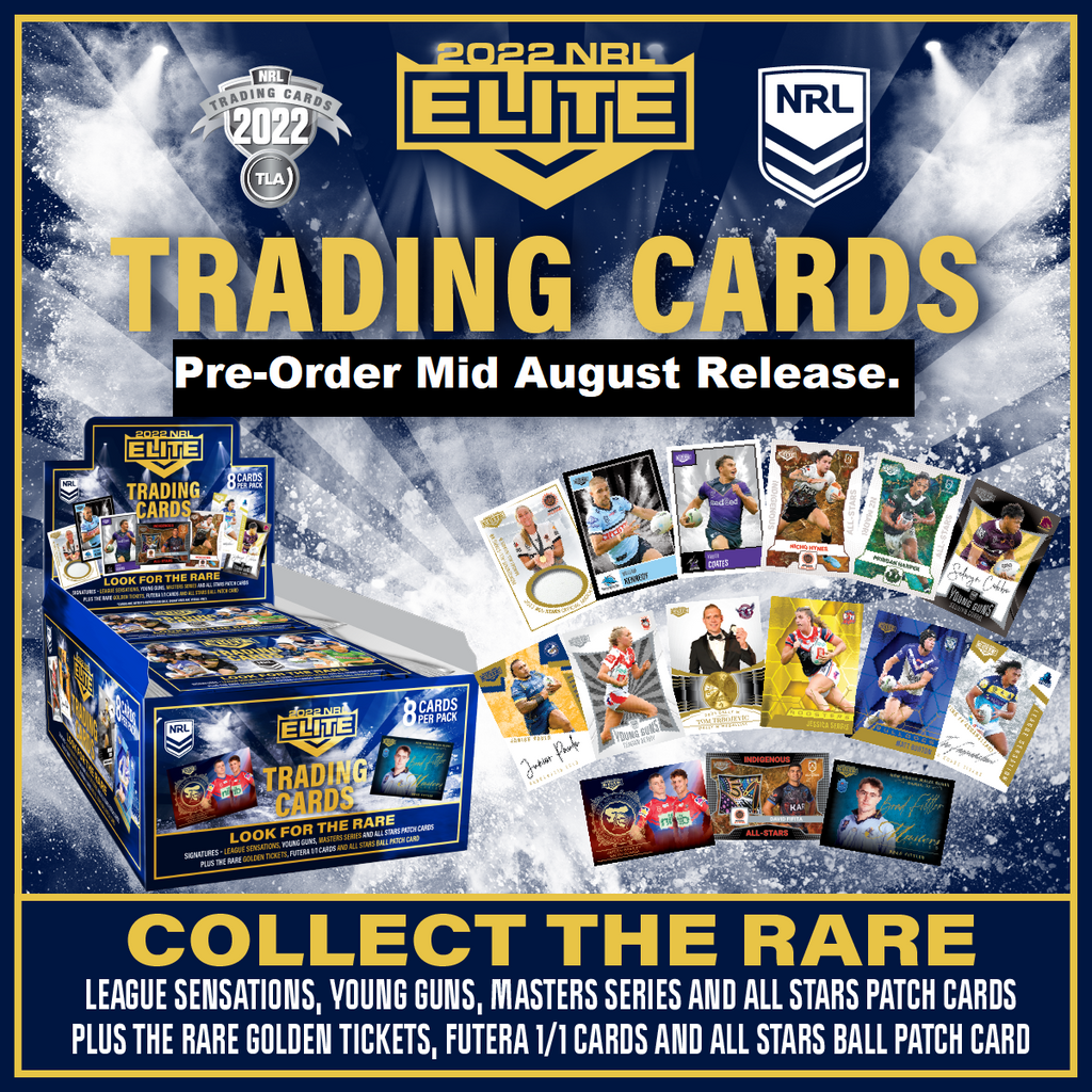 Complete Base Set - 144 Cards - 2022 Elite NRL
