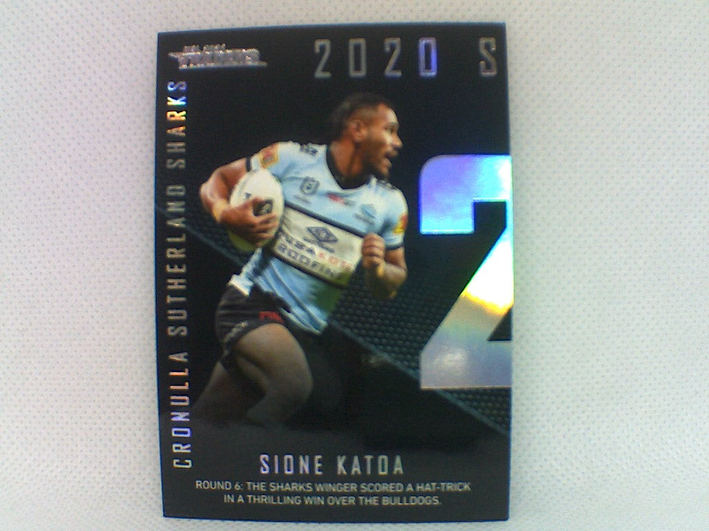 2020 Season to Remember - #10 - Sharks - Sione Katoa - NRL Traders 2021