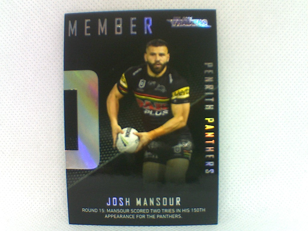 2020 Season to Remember - #33 - Panthers - Josh Mansour - NRL Traders 2021