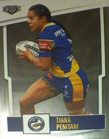 Tiana Penitani from the Parramatta Eels from the NRLW insert series of 2022 NRL Elite trading cards.