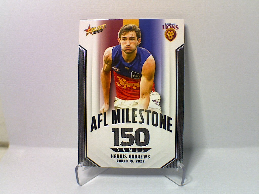 2023 AFL Footy Stars - Milestone Games - MG6 - Harris Andrews - 150 Games