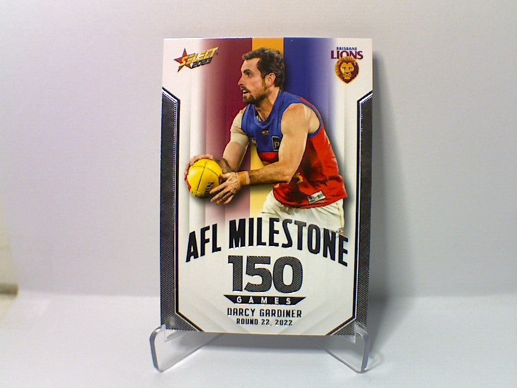 2023 AFL Footy Stars - Milestone Games - MG9 - Darcy Gardiner - 150 Games