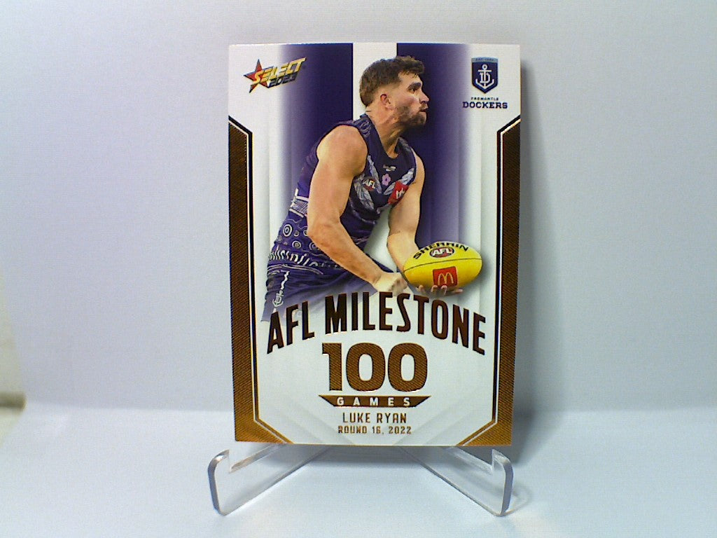 2023 AFL Footy Stars - Milestone Games - MG25 - Luke Ryan - 100 Games
