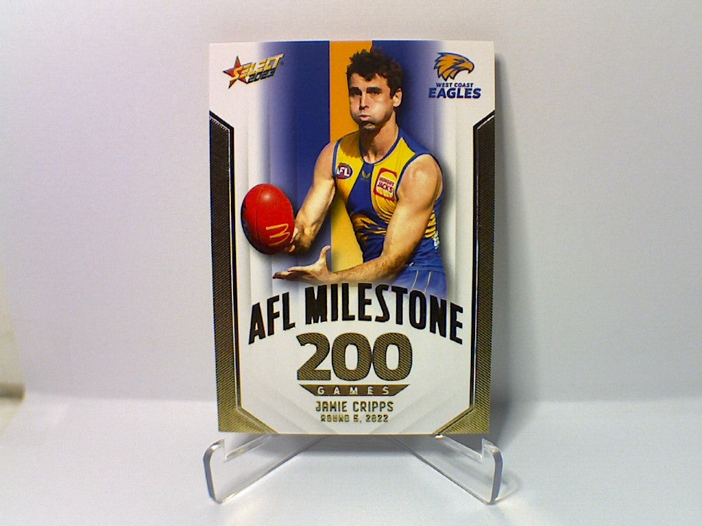 2023 AFL Footy Stars - Milestone Games - MG82 - Jamie Cripps - 200 Games